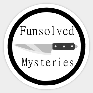 Falsely Accused, Funsolved Mysteries Sticker